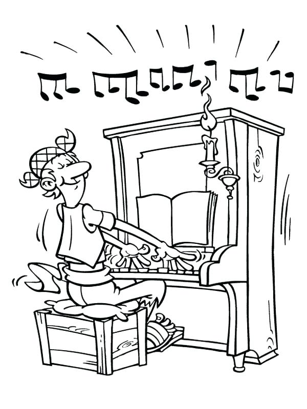 600x800 Piano Coloring Pages Piano Coloring Pages Pictures Pirate Crew