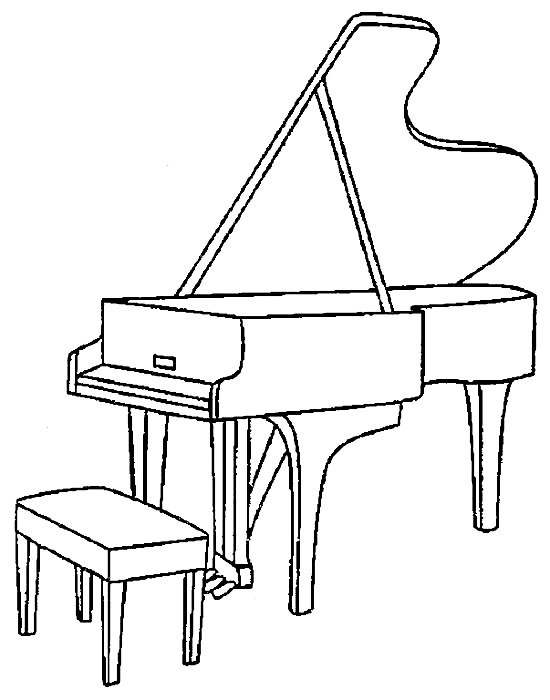 550x700 Piano Coloring Pages New Color The Piano Keys Sheet Logo