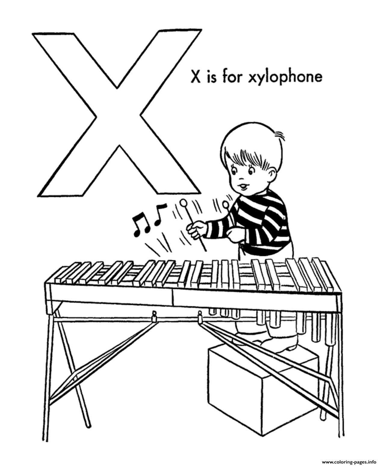 1266x1550 Beautiful Coloring Pages Xylophone