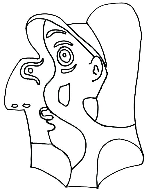 520x651 Picasso Coloring Sheets Adult Coloring Page Picasso Coloring Pages