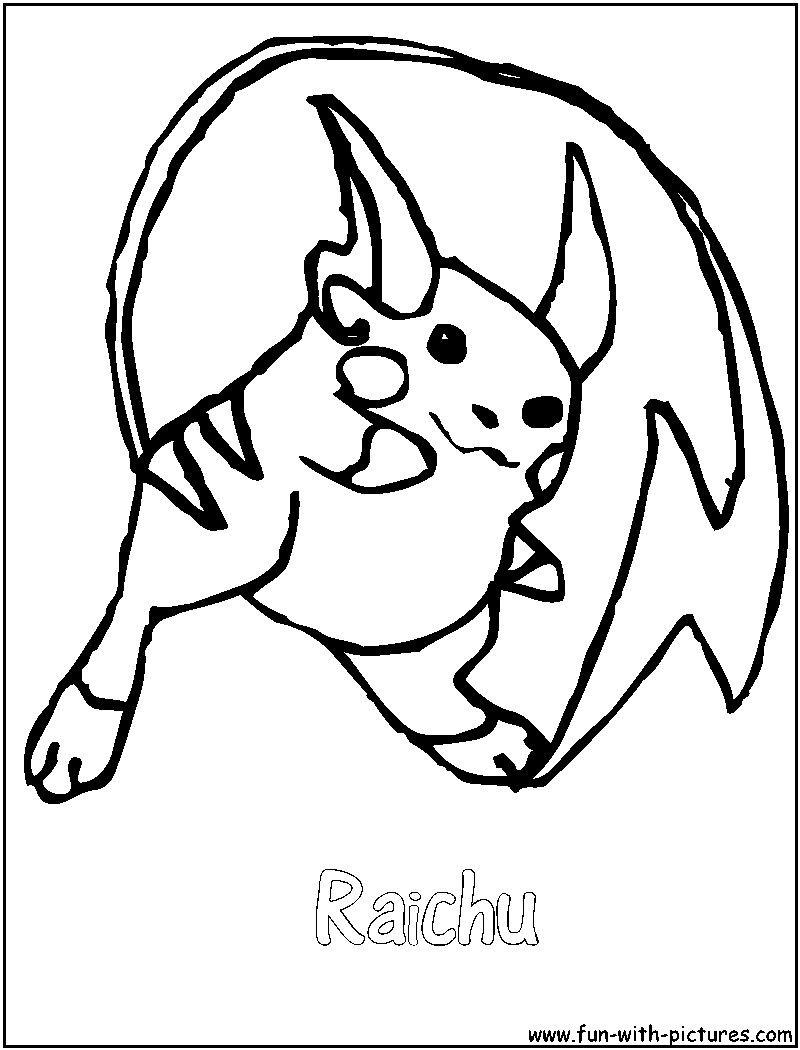800x1050 Pikachu And Pichu Coloring Pages Page Prepossessing Pokemon Raichu