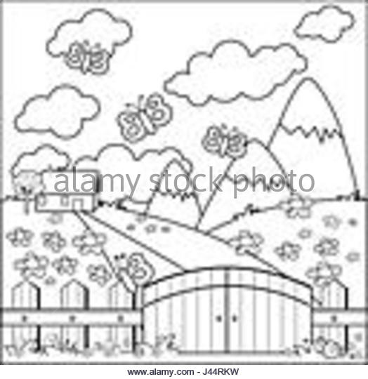 524x540 Fence Stock Vector Images