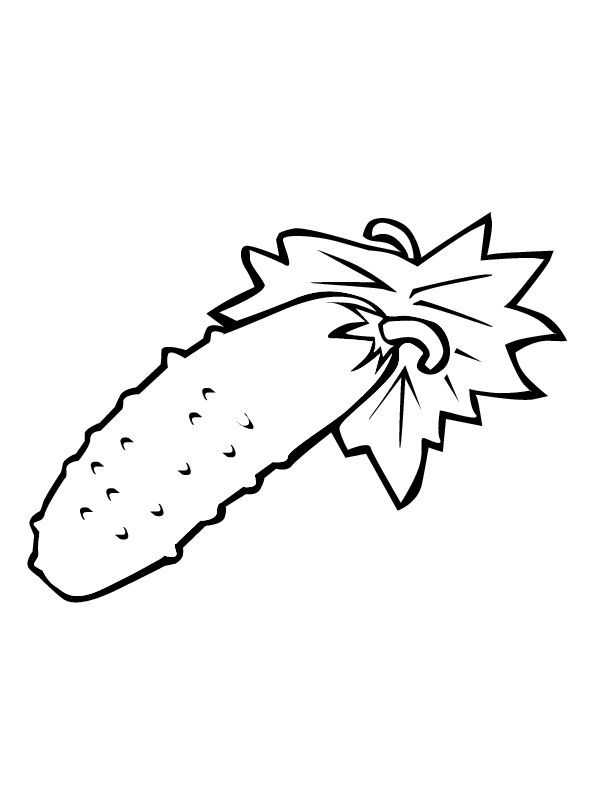 Pickle Coloring Page