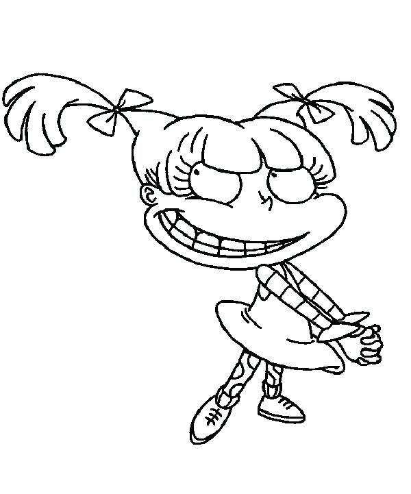 600x721 Pickle Coloring Page Angelica Pickles Shame Angelica Pickles