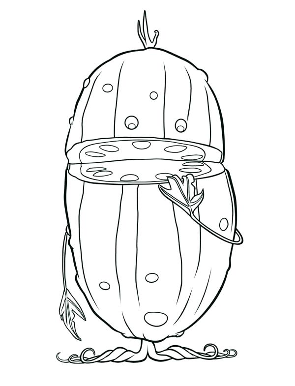 600x785 Pickle Coloring Page Cloudy With A Chance Of Meatballs Alive