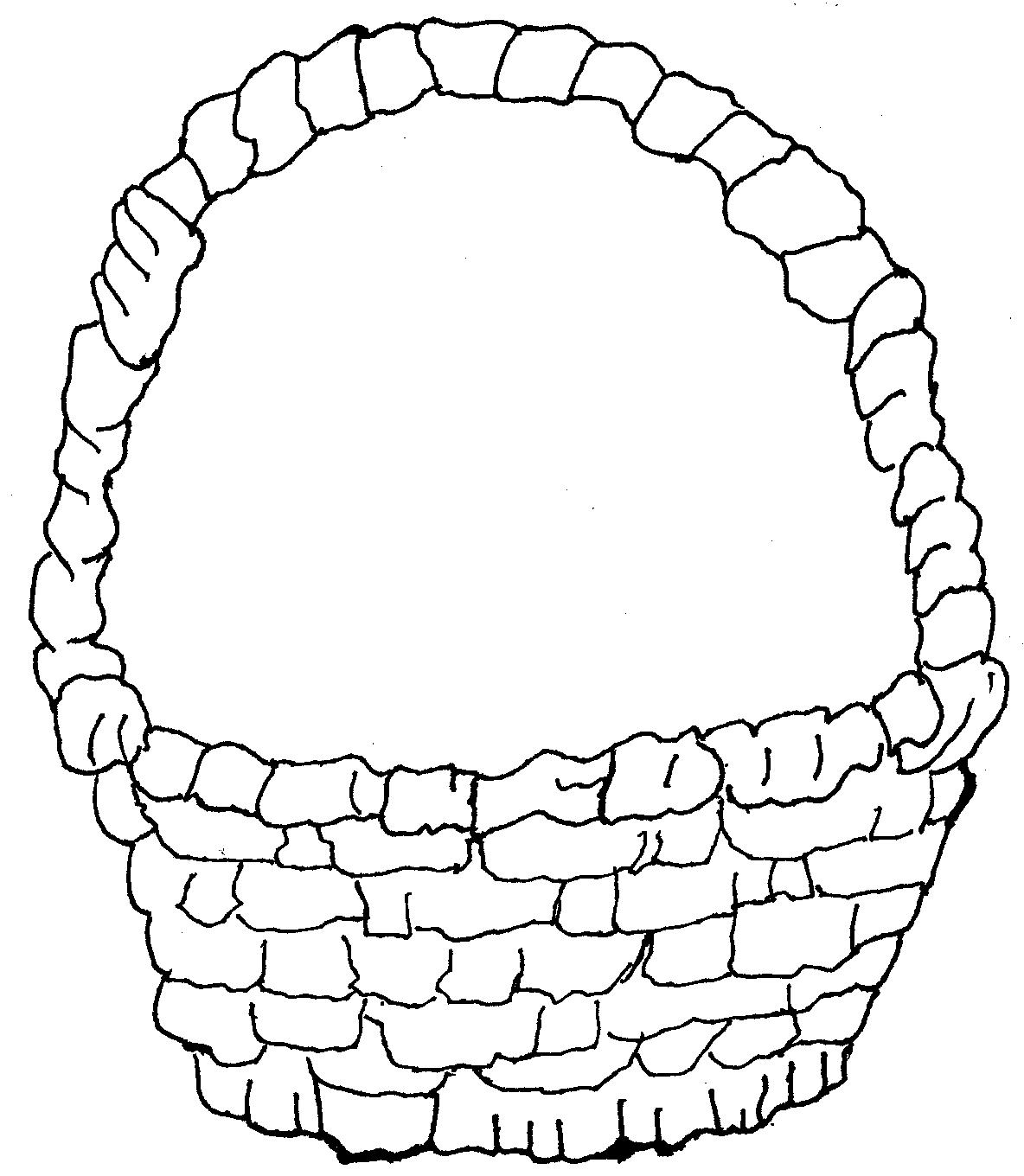 Picnic Basket Coloring Page