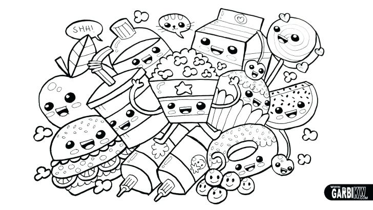 728x410 Picnic Coloring Page Delicious Food For Picnic Coloring Page