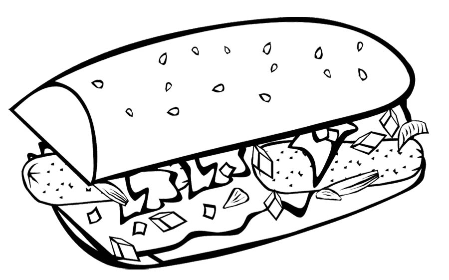 900x561 Spectacular Inspiration Food Coloring Pages Picnic Page Free