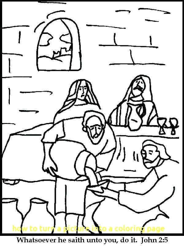 600x800 Photo Into Coloring Page