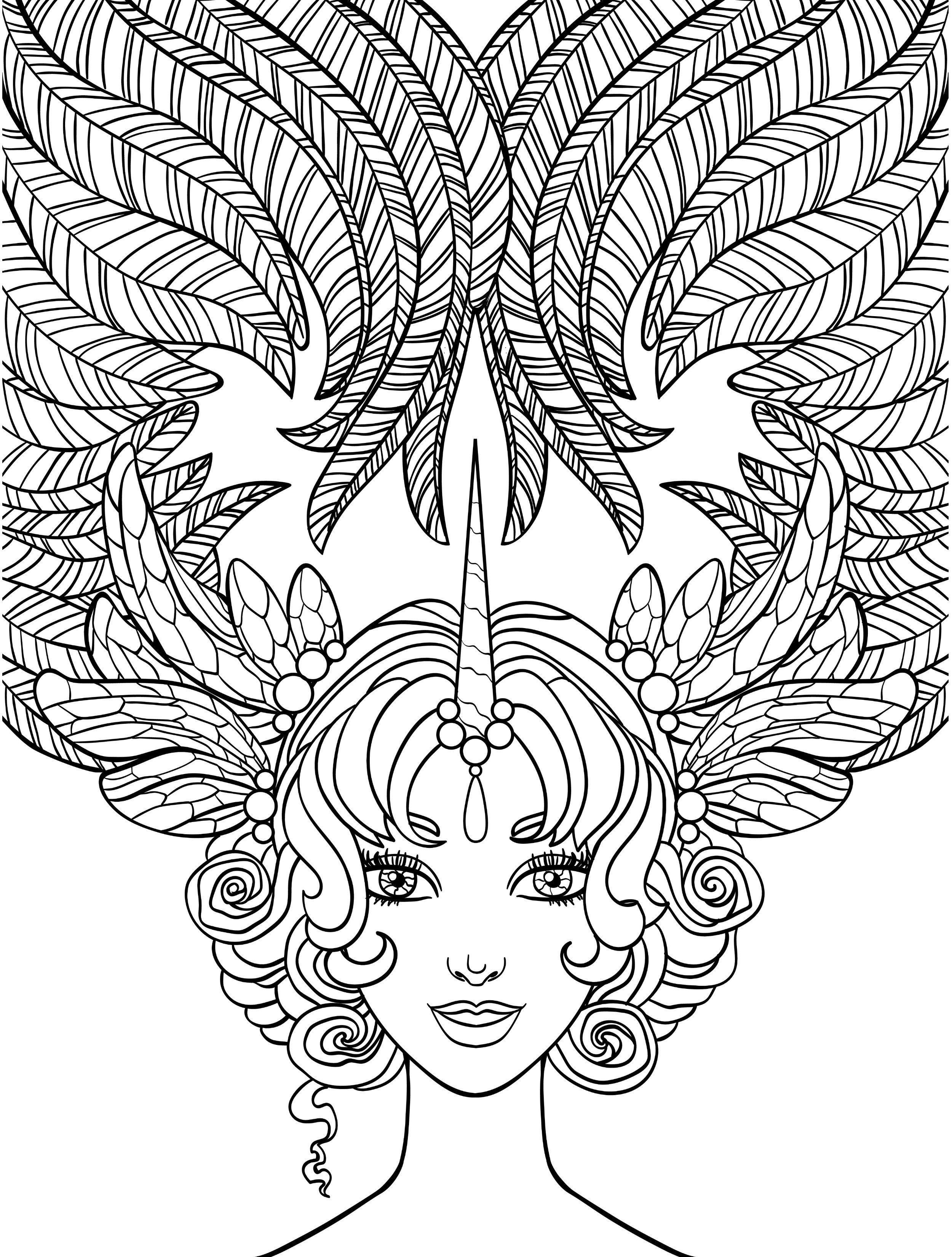 2500x3300 Printable Adult Coloring Pages People Gallery Coloring Sheets