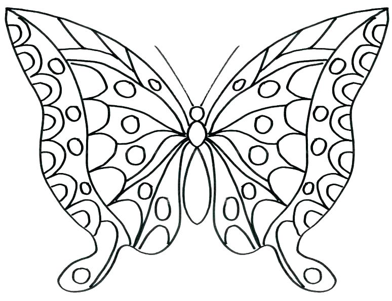 774x595 Butterfly Color Page Butterfly Color Page Cute Butterfly Coloring