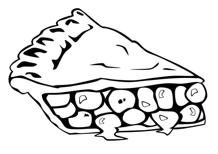 750x531 Coloring Page Pie Slice