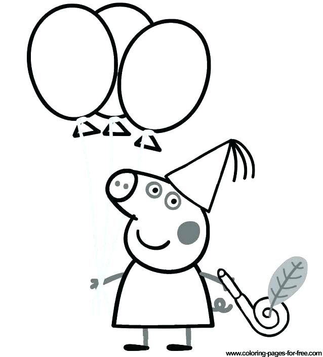 638x706 Peppa Pig Coloring Pages