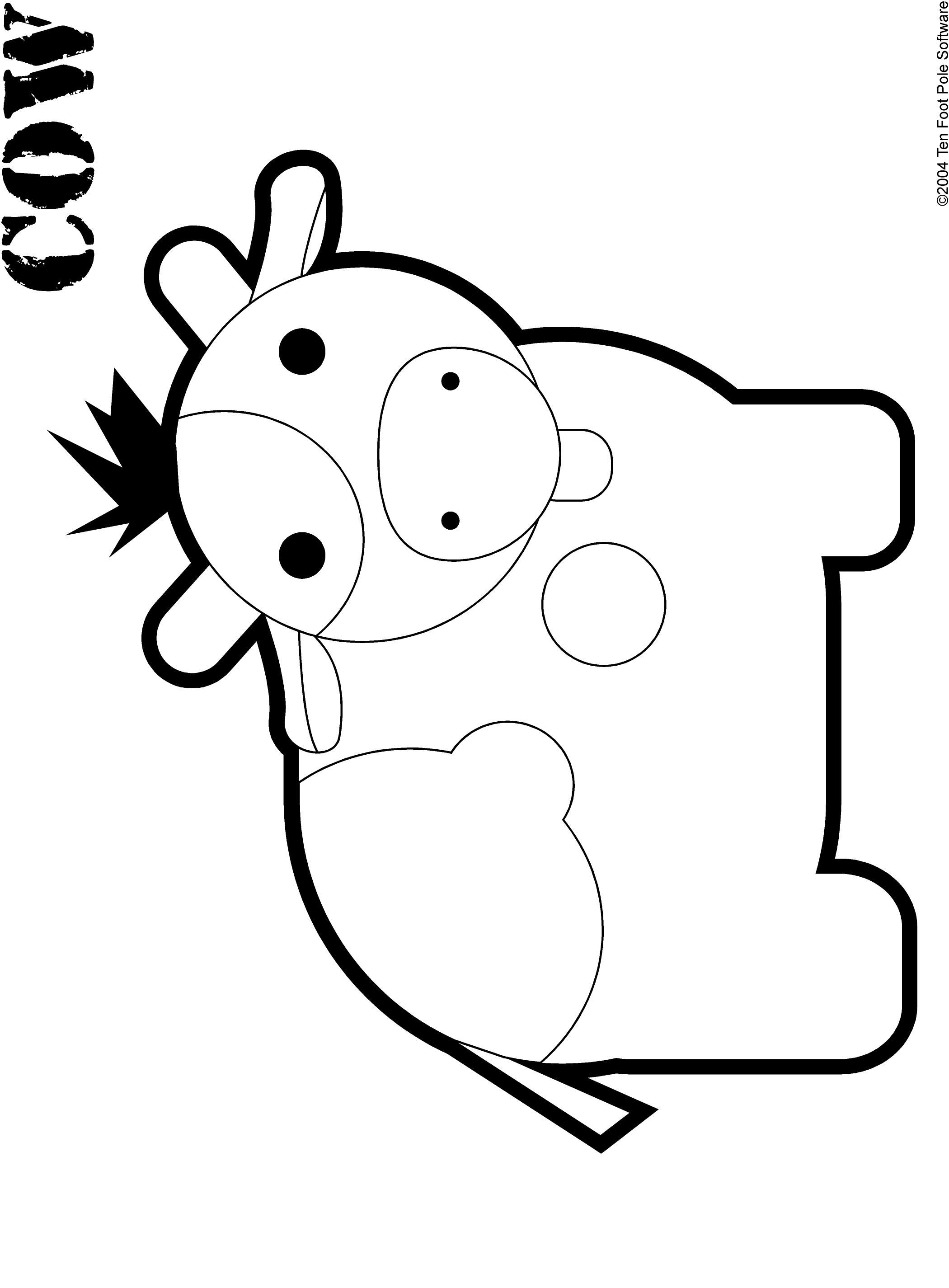 2100x2850 Happy Cow Face Coloring Page Pig Pages Craft