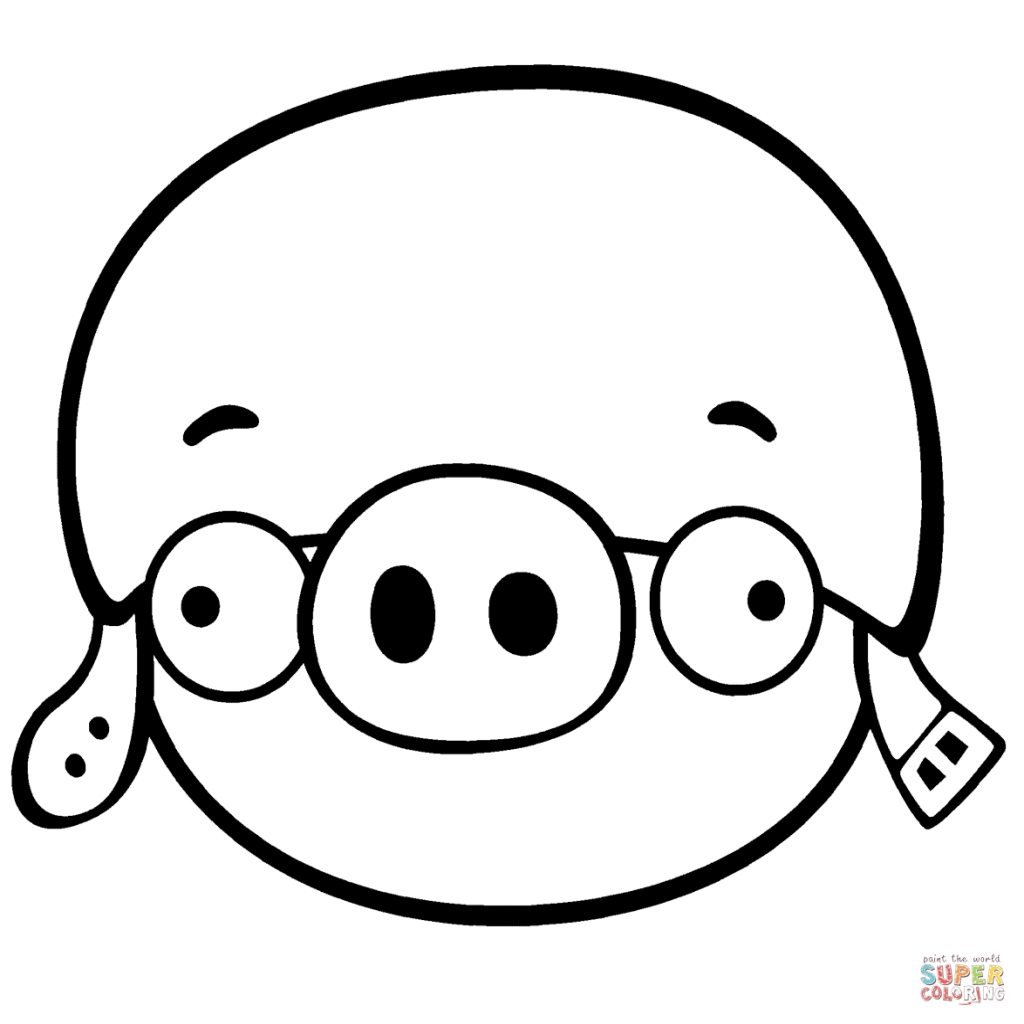 1024x1024 Corporal Pig Coloring Page Free Printable Coloring Pages Inside