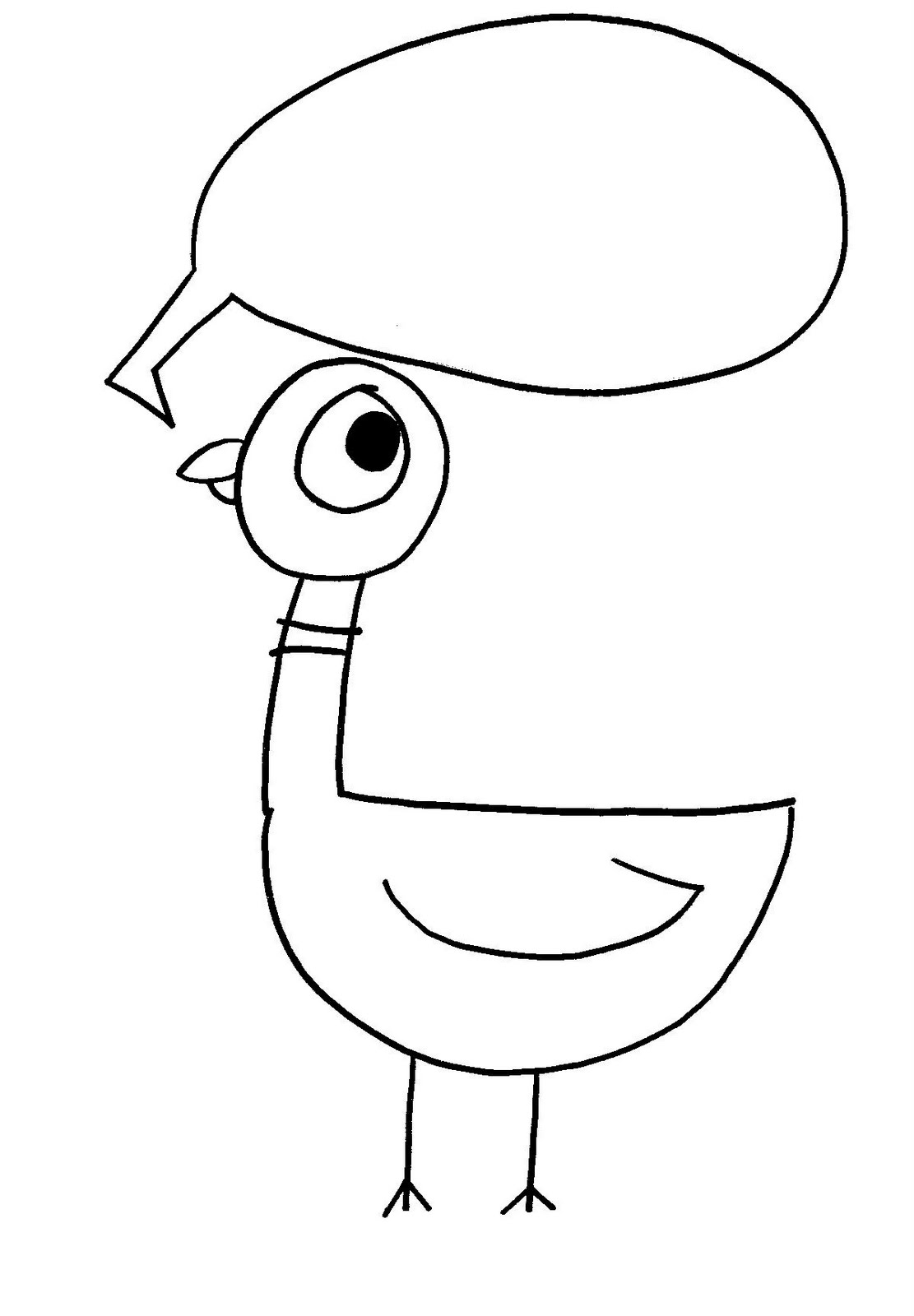 1111x1600 Compromise Mo Willems Pigeon Coloring Page Ele