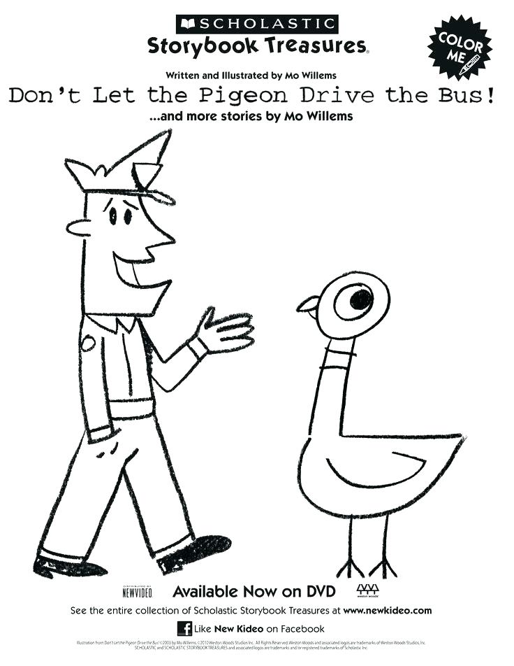736x952 Mo Willems Coloring Pages Fresh Pigeon Coloring Page New Best