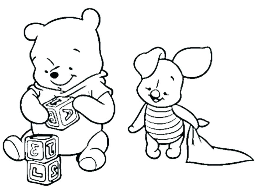 863x639 Baby Piglet Coloring Pages Piglet Coloring Page Pig And Piglet