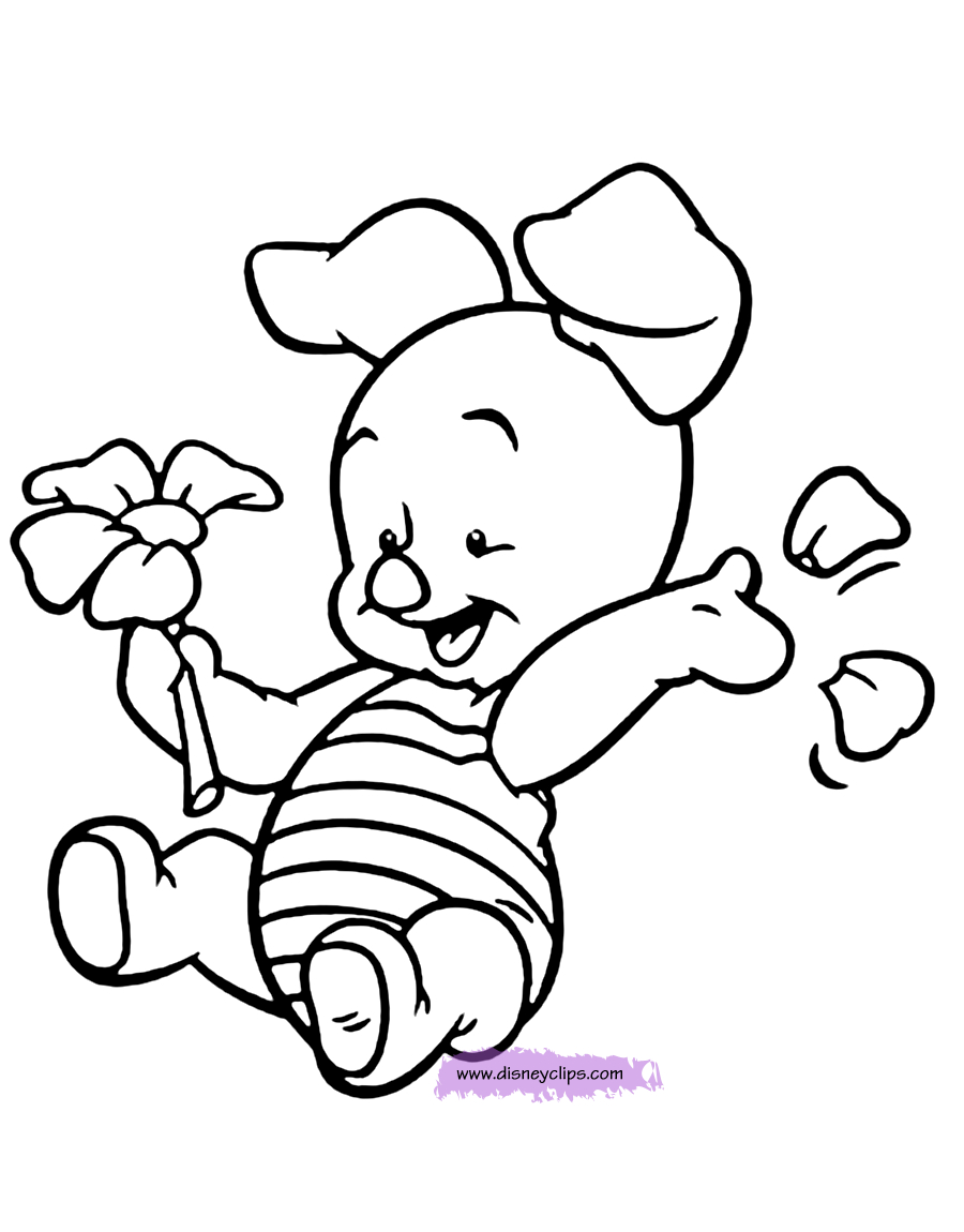 900x1150 Winnie The Pooh Piglet Coloring Pages