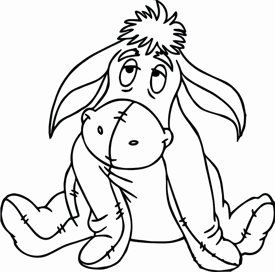 878x868 Cute Piglet Coloring Pages Photos Winnie The Pooh Birthday