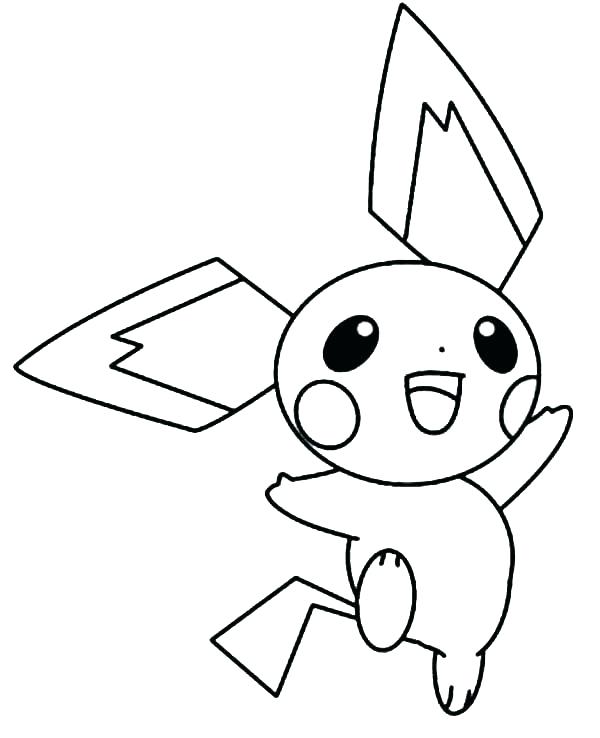600x738 Pichu Coloring Pages Coloring Pages Coloring Pages