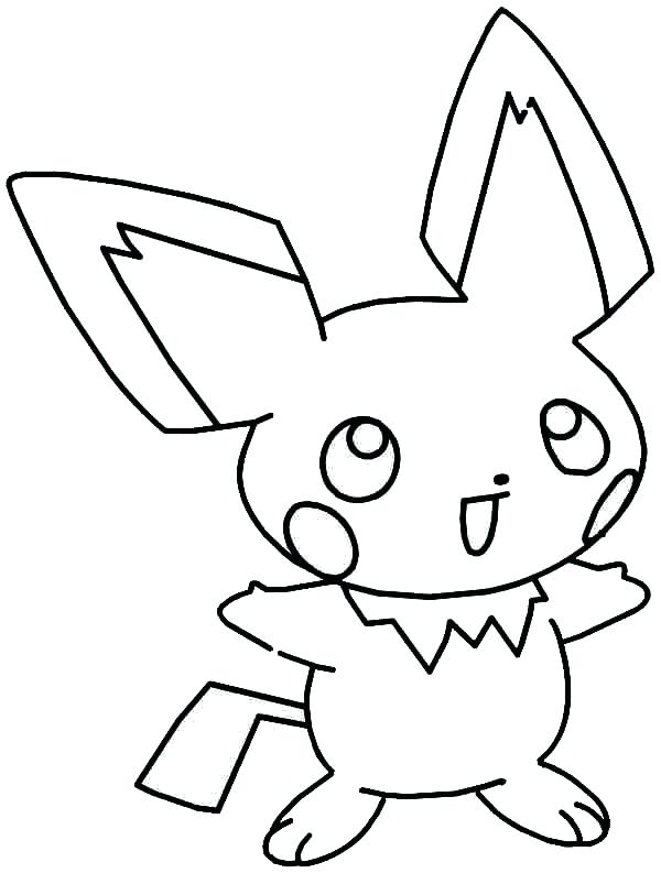 600x793 Pichu Coloring Pages Laughing Coloring Page Cute Pichu Coloring