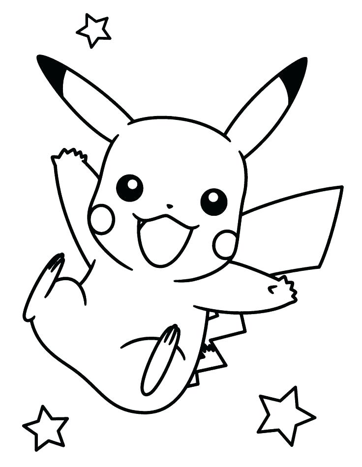 736x950 Pichu Coloring Pages