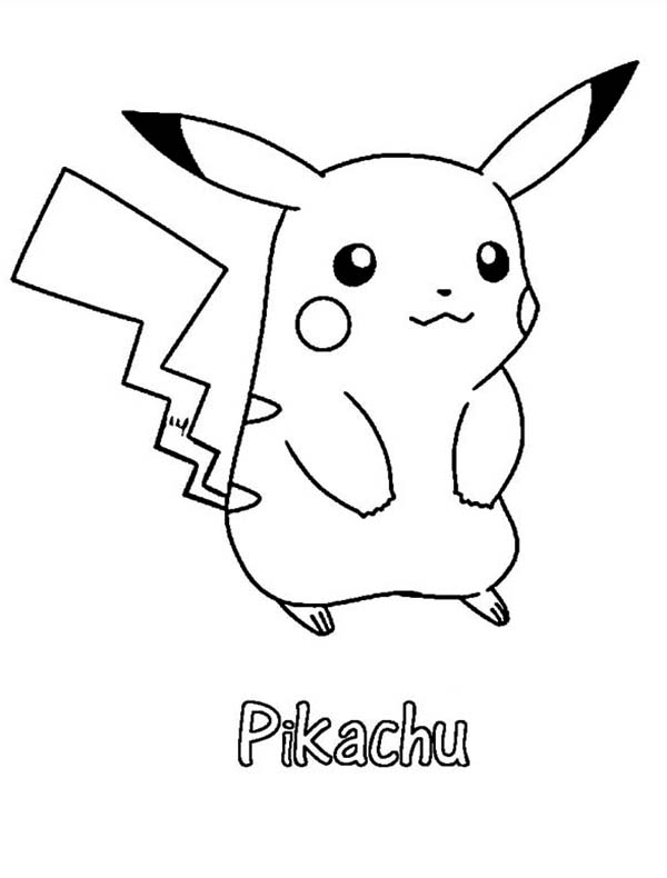 Pikachu Coloring Pages