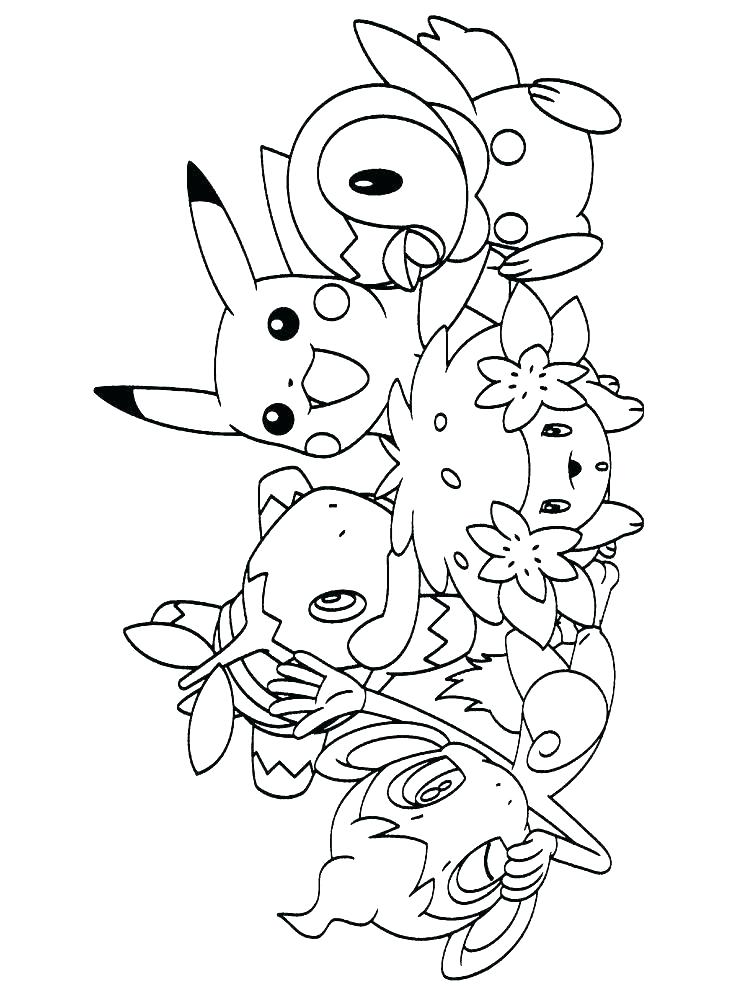 736x992 Pokemon Coloring Pages Pikachu Ex To Download And Print Full Of Go
