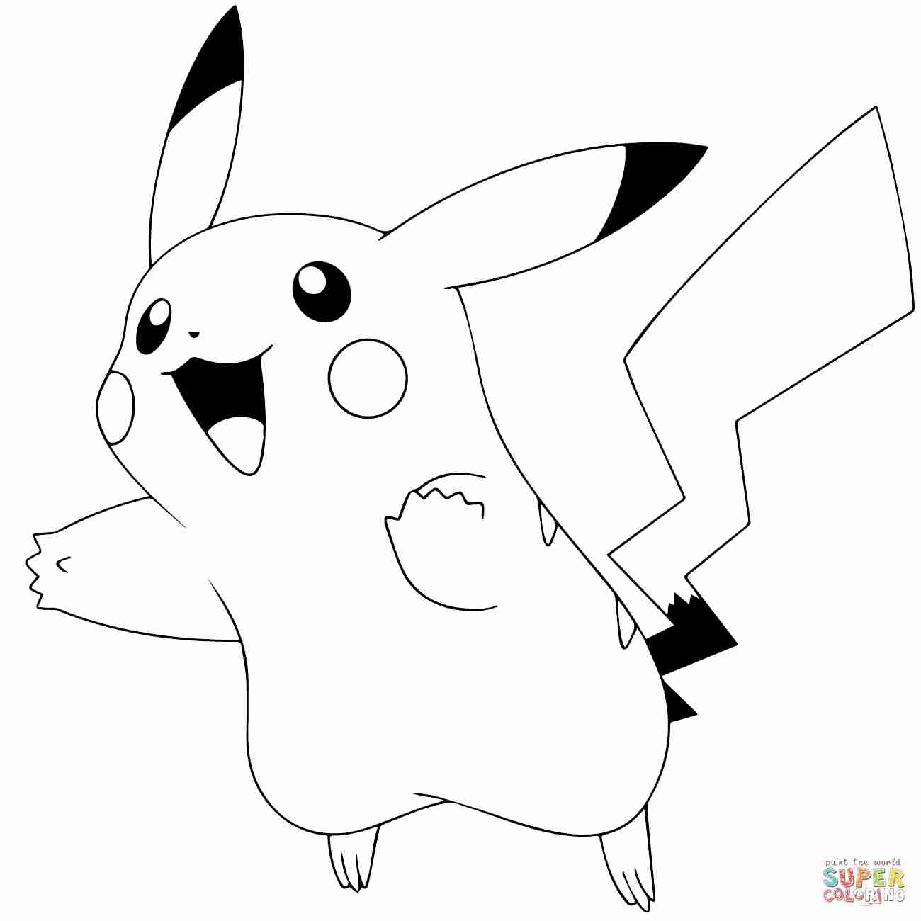 1300x1300 Pikachu Coloring Coloring Pages Fair Pages Of Olegratiy Pikachu