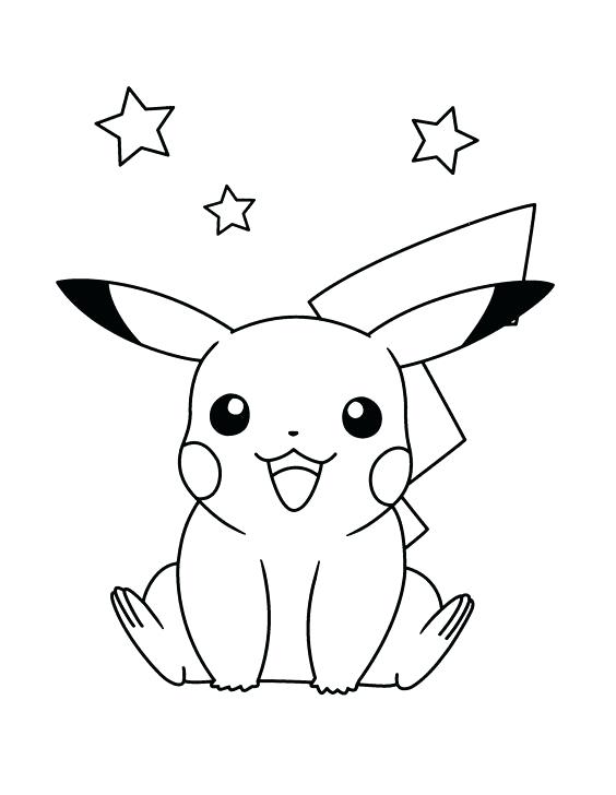 564x728 Pikachu Coloring Pages Free Coloring Pages To Print A Pikachu