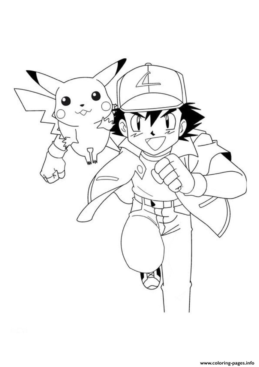 863x1221 Print Pokemon Ash And Pikachu Sd5a0 Coloring Pages Pokemon