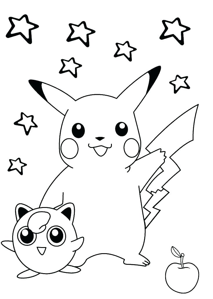 735x1031 Coloring Pages Of Pikachu Printable Coloring Pages Coloring Pages