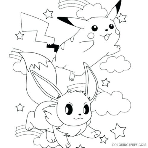 500x500 Pikachu Color Pages Coloring Pages And Princess Coloring Pages