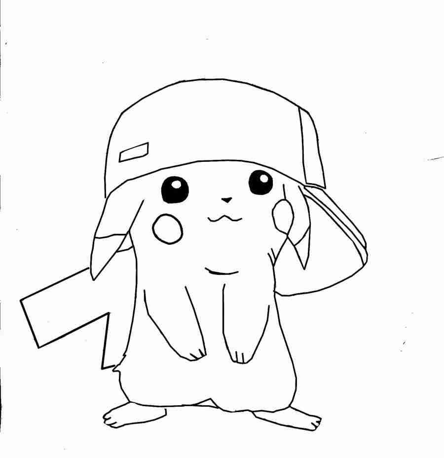 900x928 Pikachu Coloring Pages Printable Free Adorable Olegratiy