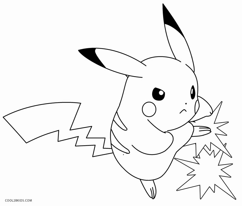 800x679 Printable Pikachu Coloring Pages For Kids Cool2bkids