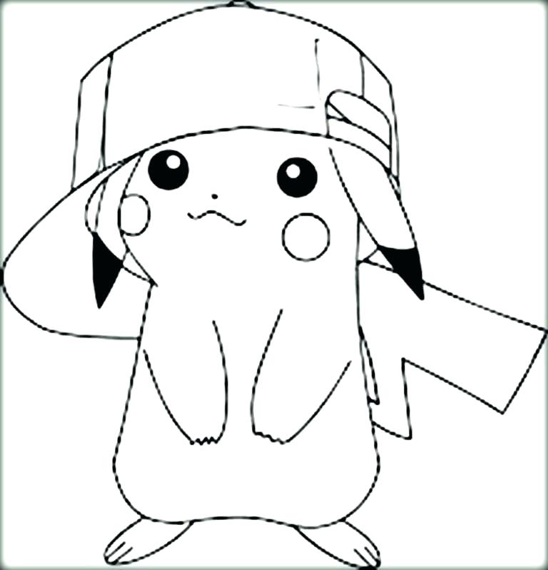 768x799 Pikachu Coloring Pages