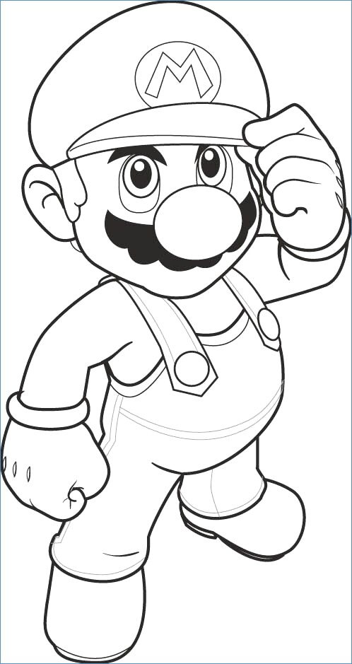 498x939 Super Mario Coloring Pages For Kids Printable