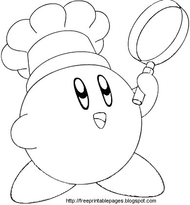 390x420 9 Images Of Rock Kirby Coloring Page