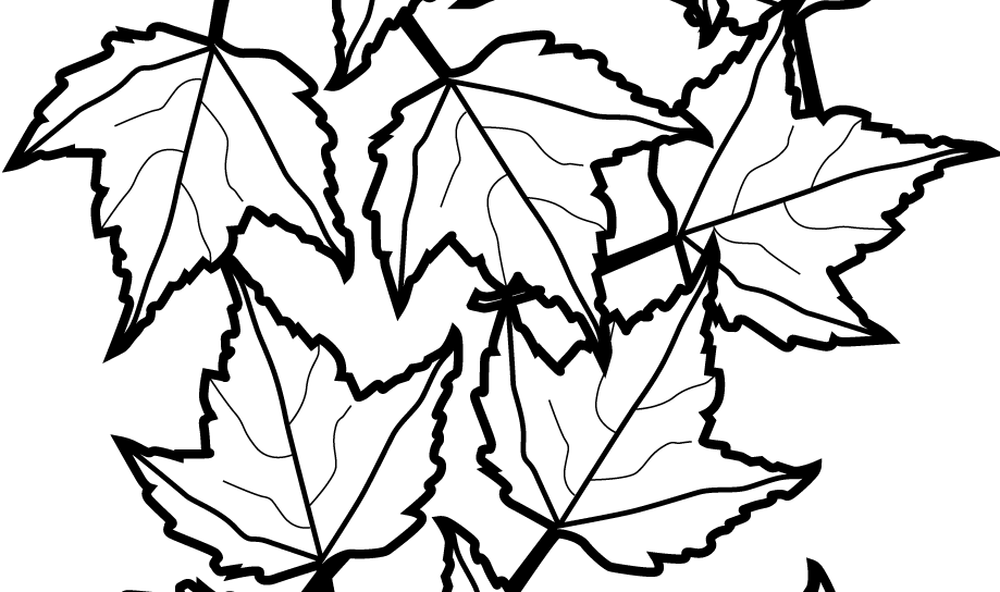 919x544 Coloring For Kids Archaicawful Pile Of Leavess Leaves Pages