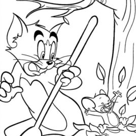268x268 Leaf Pile Coloring Page Kids Drawing And Coloring Pages
