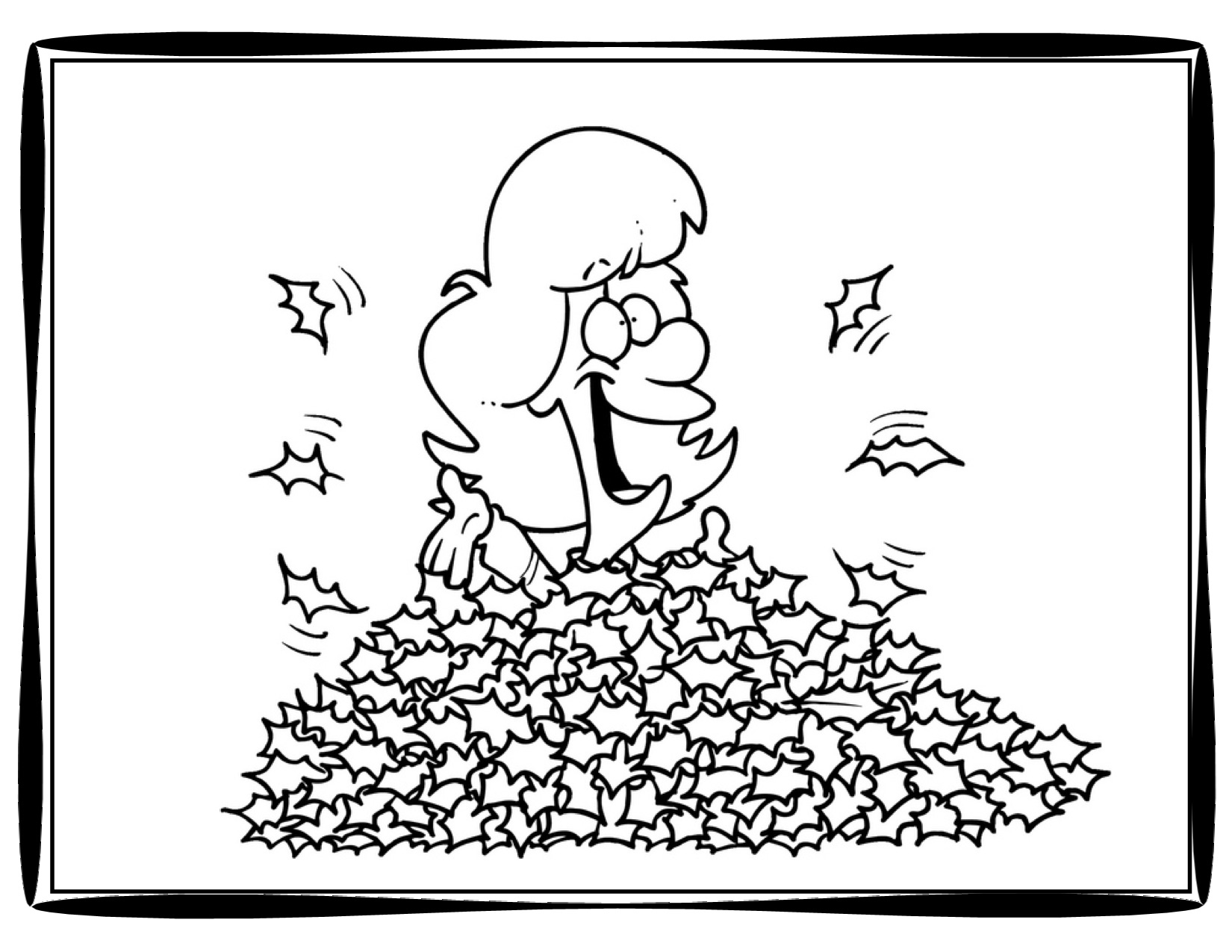 1650x1275 Autumn Leaves Coloring Pages