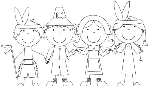 500x290 Coloring Page Coloring Page Coloring Pages Pilgrim Coloring Pages