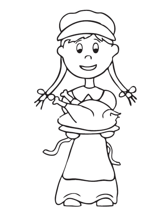 563x738 Happy Thanksgiving Coloring Pages For Kids