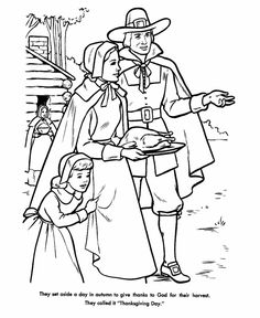 236x288 Indian And Pilgrim Coloring Pages Bible Printables The First