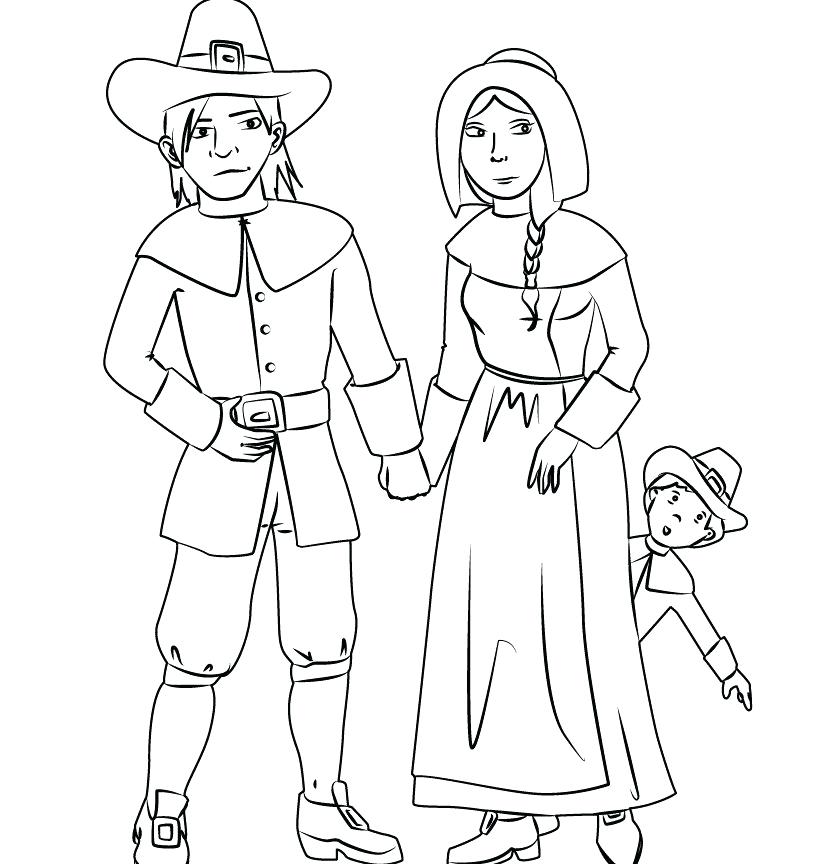 820x864 Pilgrims Coloring Pages Free Printable Pilgrim Coloring Sheets