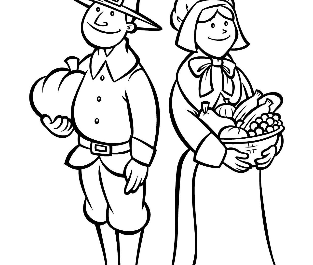 1275x1080 Pilgrims Mayflower Coloring Pages Free Printable Thanksgiving