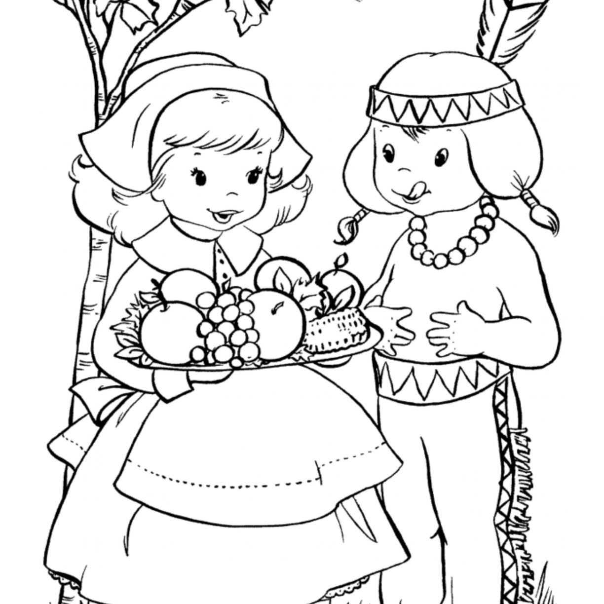 1224x1224 The Best Pilgrim Coloring Pages Printable Cartoons For Adults