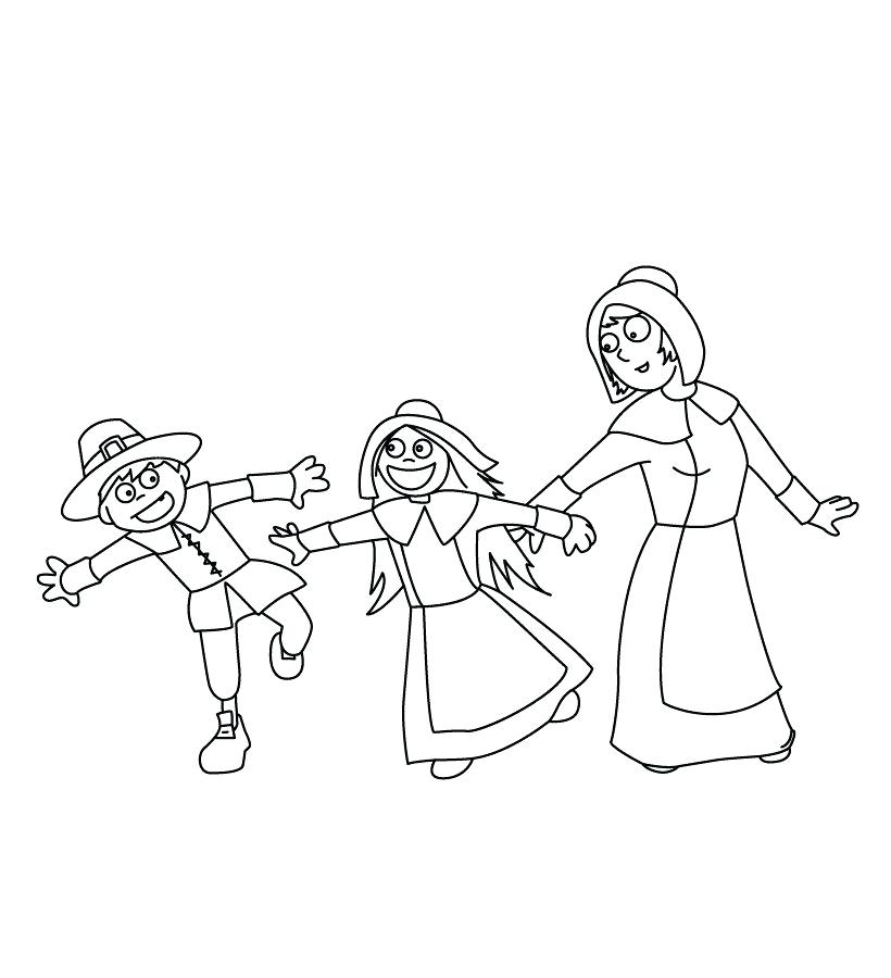 820x900 Pilgrim Coloring Page Pilgrim And Turkey Coloring Page Pilgrim