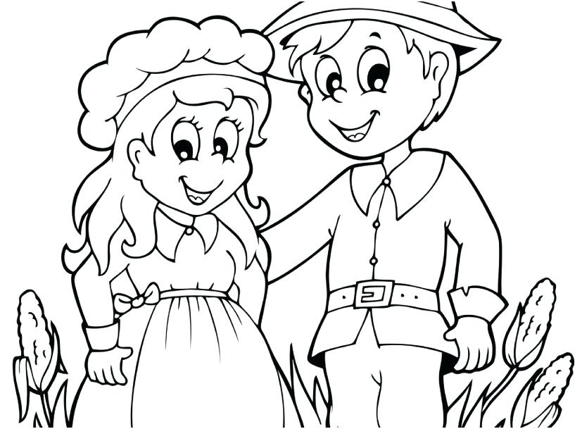 827x609 Pilgrim Coloring Pages Pilgrim Coloring Pages Pilgrim Coloring